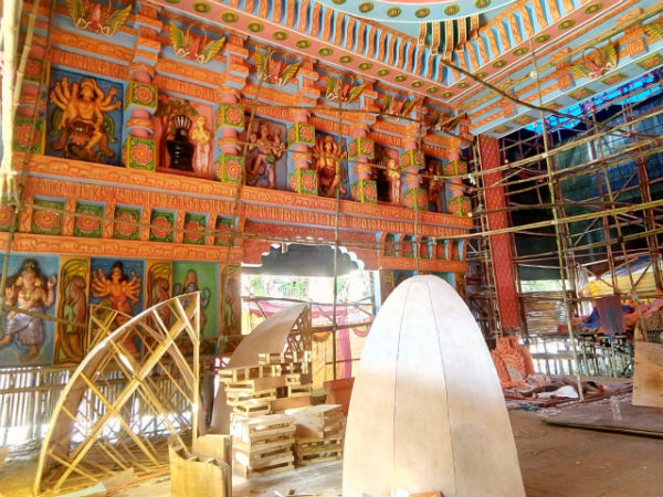 খুঁটি পুজোতেও টেক্কা