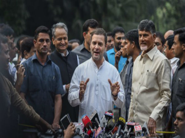 জোট গঠনে চেষ্টা নাইডুর জোট গঠনে চেষ্টা নাইডুর