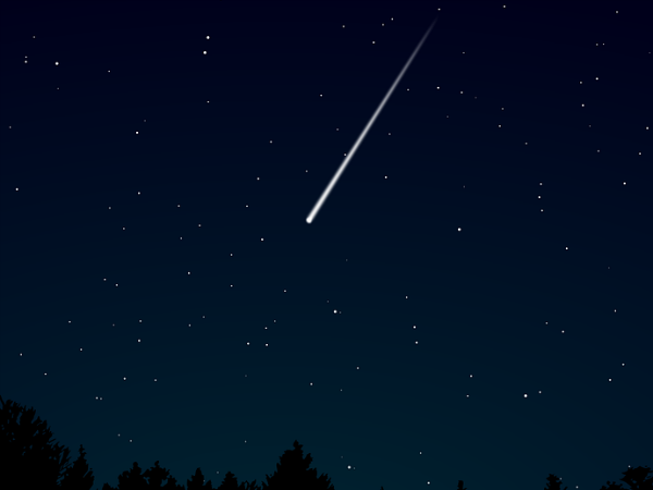 রাতভর উল্কাপাত 