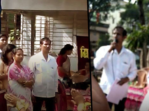 দুর্নীতি ও ছাত্র পেটানোর অভিযুক্ত শিক্ষককে পাশে নিয়েই ময়দানে স্কুল পরিদর্শক, ভাইরাল হল ছবি দুর্নীতি ও ছাত্র পেটানোর অভিযুক্ত শিক্ষককে পাশে নিয়েই ময়দানে স্কুল পরিদর্শক, ভাইরাল হল ছবি