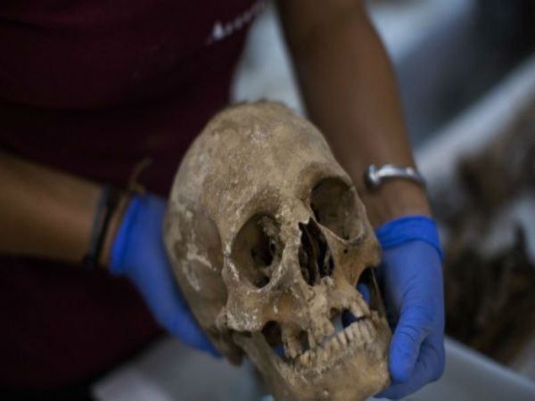 ভোর হতেই মিলল মালার মতো সাজানো মাথার খুলি! বিকেল হলেই আতঙ্কে ফাঁকা গোটা এলাকা ভোর হতেই মিলল মালার মতো সাজানো মাথার খুলি! বিকেল হলেই আতঙ্কে ফাঁকা গোটা এলাকা