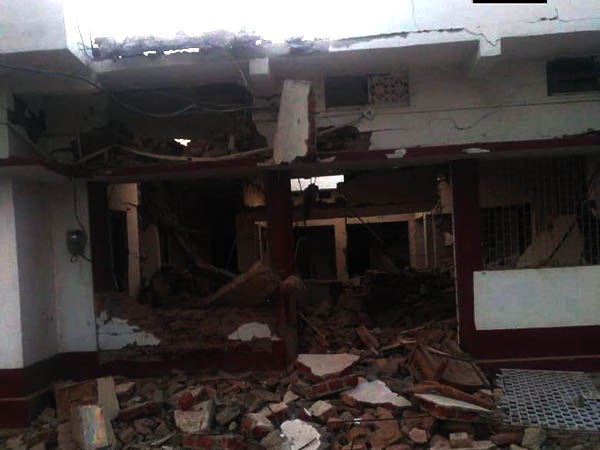 বাড়ি উড়ল বিজেপি নেতার 