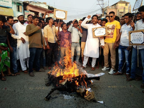 সায়ন্তনের উস্কানি, প্রতিবাদের আগুন লাগল মোদী-শাহের গায়েও! বাসন্তি রোডে ধিক্কার মিছিল