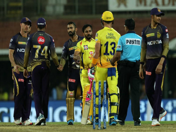চেন্নাই গাঁট টপকাতে পারল না কলকাতা চেন্নাই গাঁট টপকাতে পারল না কলকাতা
