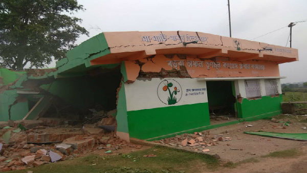 সদাইপুরে তৃণমূল নেতার বাড়িতে বিস্ফোরণ