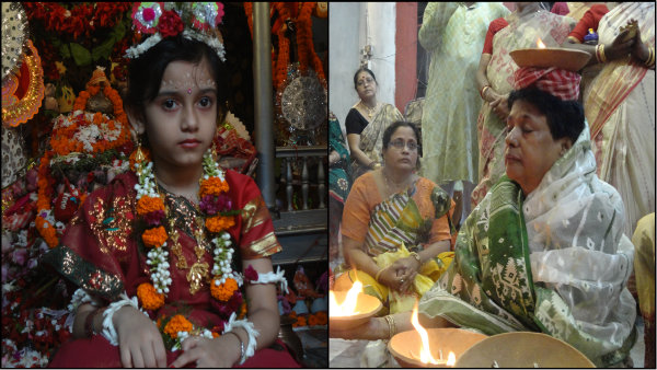 দেবীকে কুমারী ও সধবা দুই রূপে পুজো করা হয় দেবীকে কুমারী ও সধবা দুই রূপে পুজো করা হয়