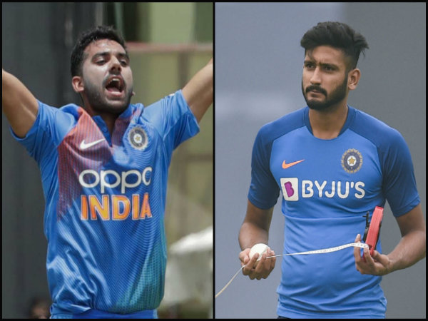 দীপক চাহার ও খলিল আহমেদ দীপক চাহার ও খলিল আহমেদ