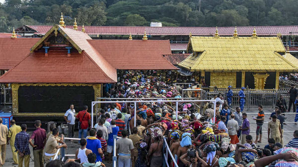 খুলল শবরীমালা মন্দির খুলল শবরীমালা মন্দির