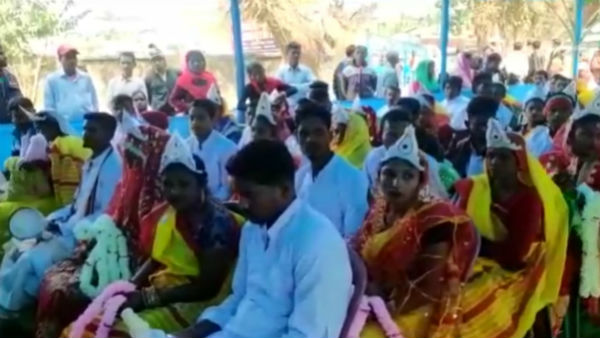 গণবিবাহে আবদ্ধ হলেন ১২৫ জন, অভিনব উদ্য়োগ পুলিশের গণবিবাহে আবদ্ধ হলেন ১২৫ জন, অভিনব উদ্য়োগ পুলিশের