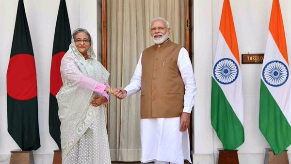 হাসিনা-মোদী শুভেচ্ছা বিনিময়