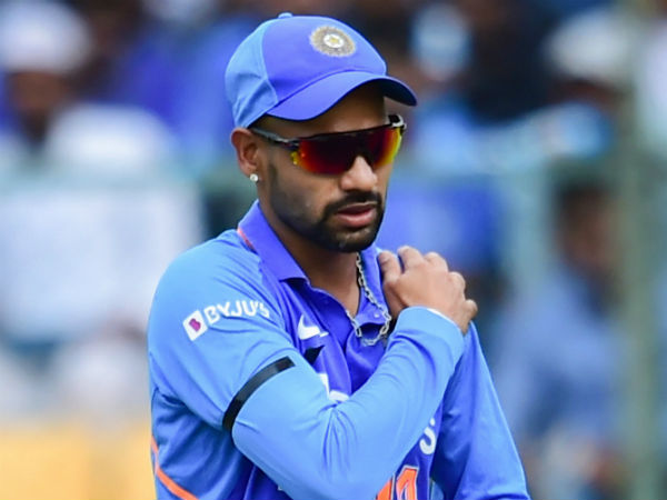 ধাওয়ানের চোট