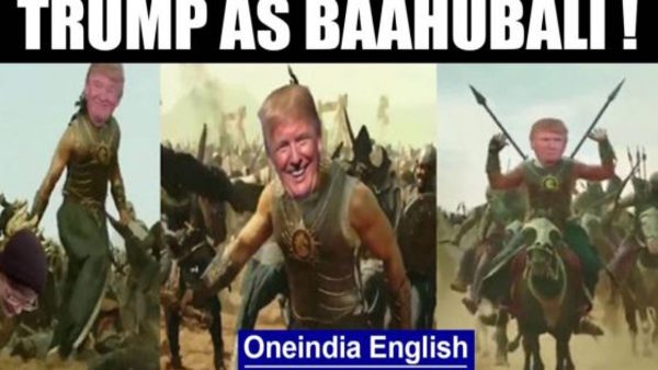 বাহুবলী টু-এর ভিডিও শেয়ার ট্রাম্পের বাহুবলী টু-এর ভিডিও শেয়ার ট্রাম্পের