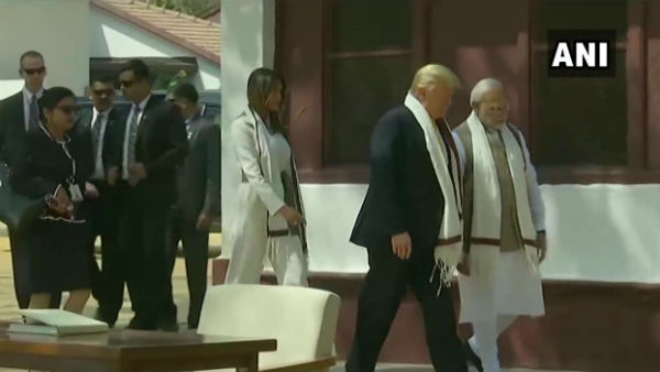 আশ্রম থেকে মোতেরা স্টেডিয়ামে যান ট্রাম্প