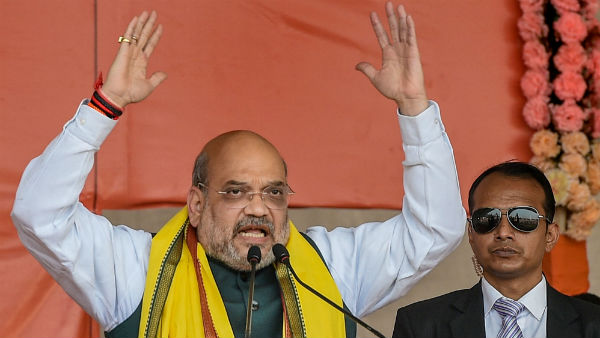 কলকাতায় অমিত শাহের নতুন স্লোগান