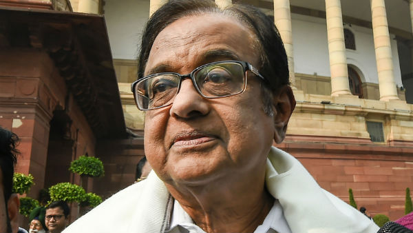 মোদীকে সমর্থন চিদাম্বরমের