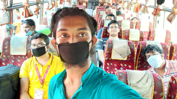 অবশেষে ঘরে ফেরার জন্য যাত্রা শুরু