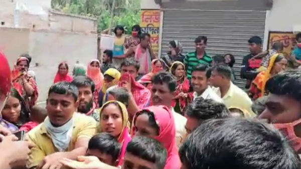 বাড়ি ফিরতে মরিয়া শ্রমিকরা বাড়ি ফিরতে মরিয়া শ্রমিকরা