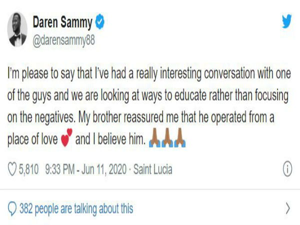 স্পষ্ট করলেন স্যামি