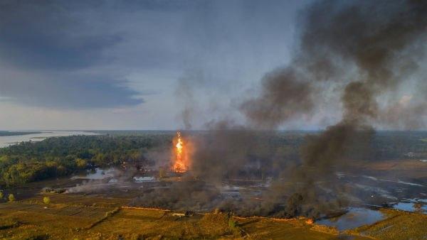 কুয়োতে লাগা আগুন নিয়ন্ত্রণে আসেনি এখনও