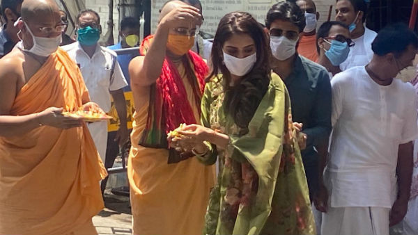  ইসকনের উল্টোরথের অনুষ্ঠানে নুসরত