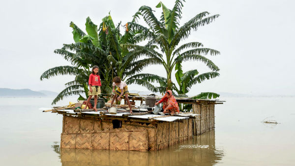 অসম বন্যা পরিস্থিতি অসম বন্যা পরিস্থিতি