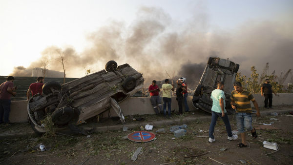 লেবানন বিস্ফোরণ ও কম্পন