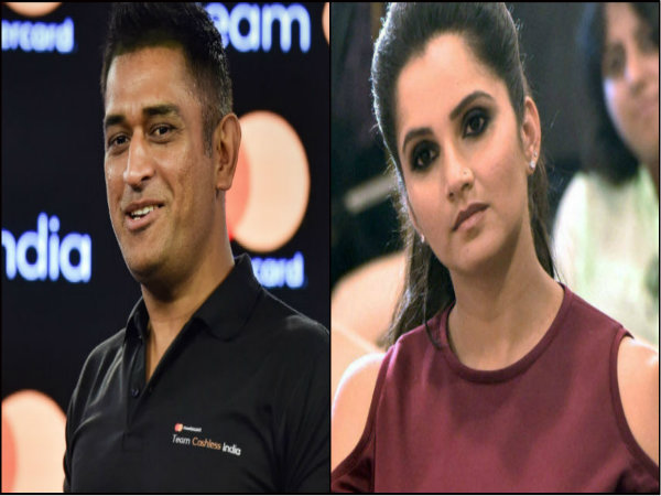 ধোনিকে নীল জার্সিতে আরও একবার দেখতে চান সানিয়া ধোনিকে নীল জার্সিতে আরও একবার দেখতে চান সানিয়া