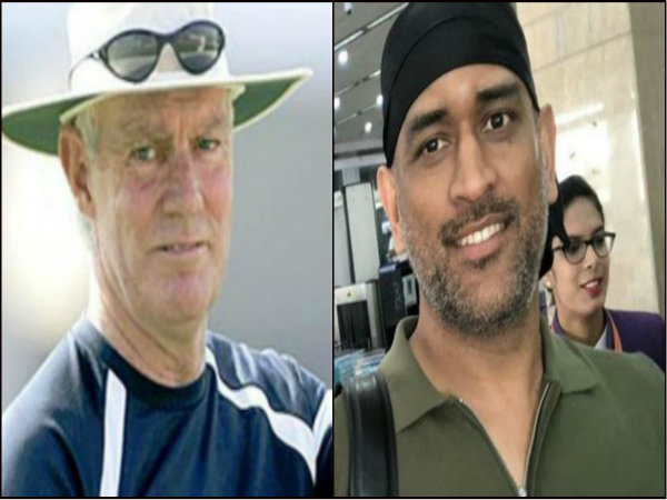 ধোনি সম্পর্কে চ্যাপেল ধোনি সম্পর্কে চ্যাপেল