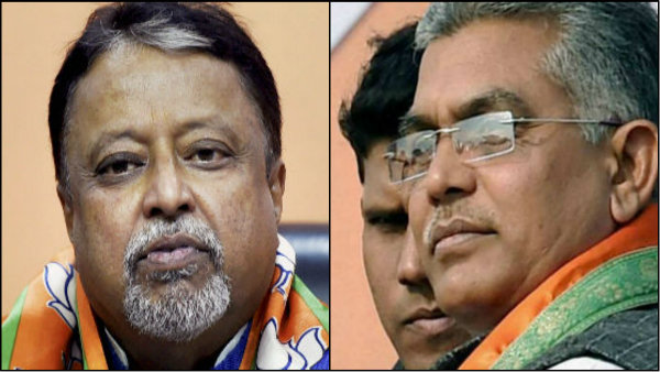 বিজেপির সমস্যা দিলীপ-মুকুলের গোষ্ঠীদ্বন্দ্ব 