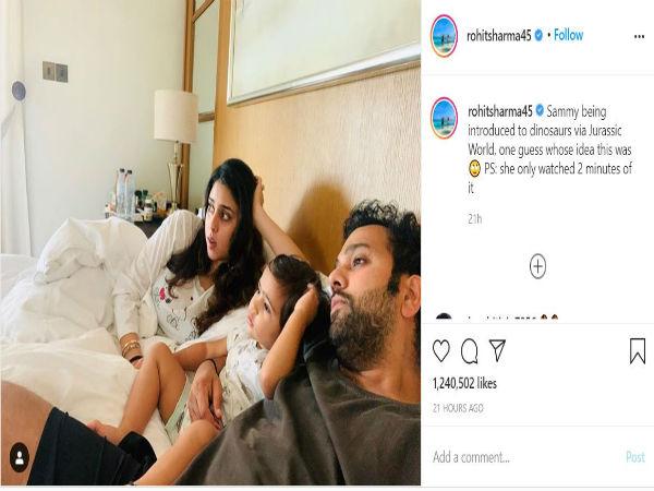 ২ মিনিটের বেশি টিকল না জুরাসিক ওয়ার্ল্ড! স্ত্রীকে ট্রোলড রোহিতের
