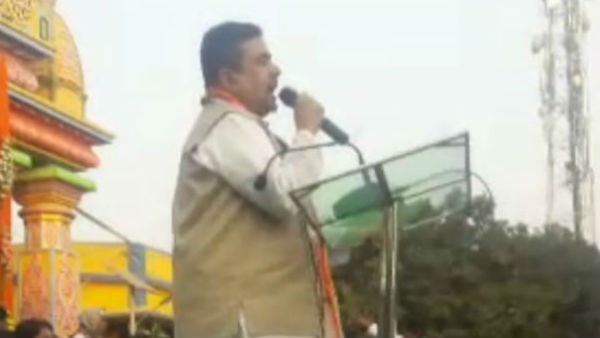 মহিষাদলে শহিদদের প্রতি শ্রদ্ধা একা শুভেন্দুর!