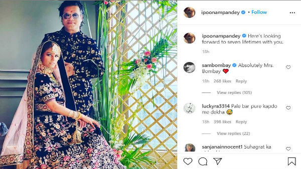 বিয়ে করলেন পুনম, পাণ্ডে থেকে হলেন মিসেস বম্বে