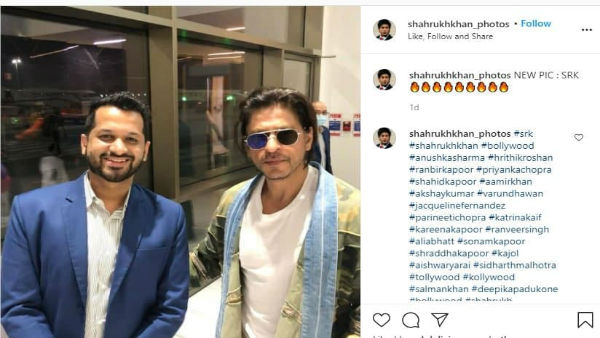 মুম্বই বিমানবন্দরে শাহরুখ, ছবি ভাইরাল