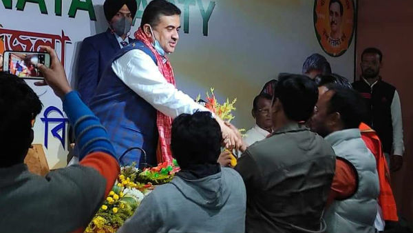 হরেকৃষ্ণ নাম-কীর্তনে মাতোয়ারা শুভেন্দুর নয়া স্লোগান