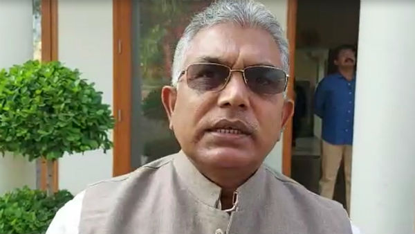 তৃণমূলকে আক্রমণ দিলীপের
