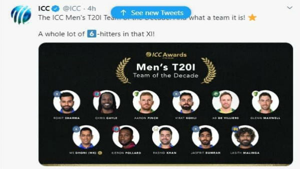 একনজরে দশকের সেরা টি-২০ দল