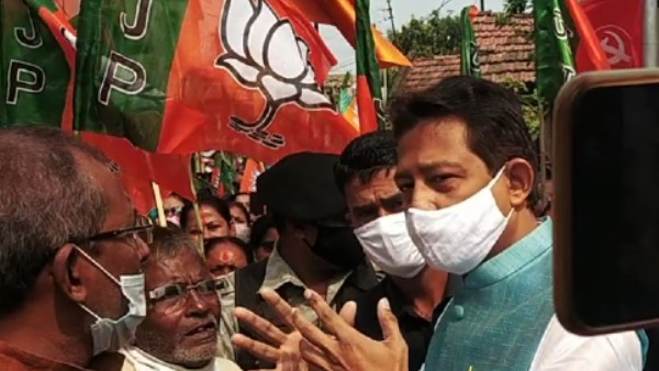 রাজীব বন্দ্যোপাধ্যায় ডোমজুড়ে আর নয় অন্যায় কর্মসূচিতে