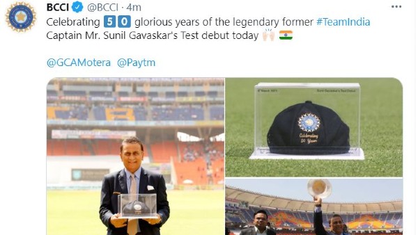 সংবর্ধিত গাভাসকর