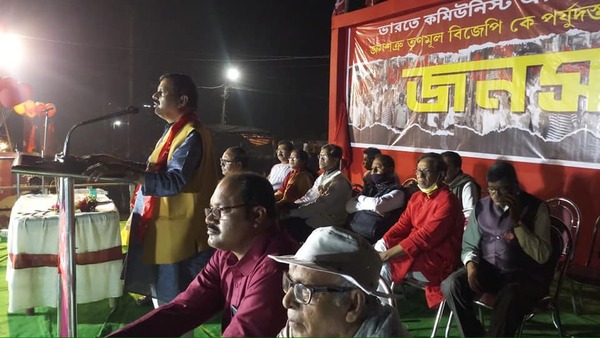 নির্বাচনী প্রচারে সুশান্ত ঘোষ