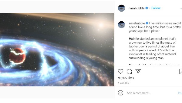 নাসা যে ছবি শেয়ার করেছে, তাতে যা দেখা যাচ্ছে 