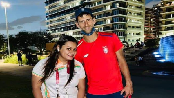 জকোভিচের সঙ্গে ছবি