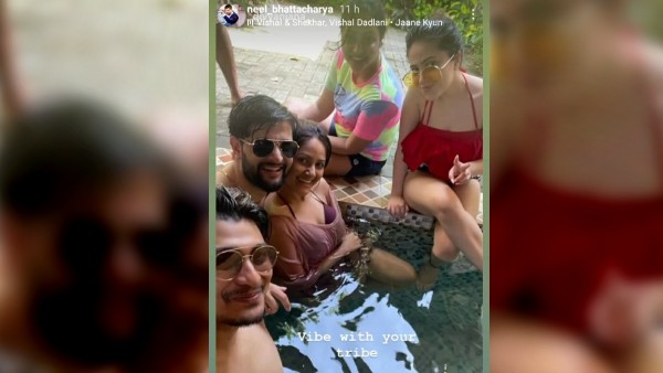 বন্ধুদের নিয়ে হানিমুনে নীল–তৃণা