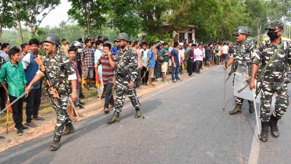 সমস্ত বুথেই কেন্দ্রীয় বাহিনী সমস্ত বুথেই কেন্দ্রীয় বাহিনী