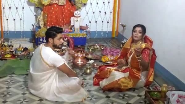 উত্তম কুমারের বাড়ির লক্ষ্মীপুজো