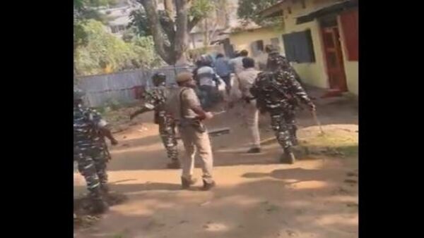 আগরতলায় একই থানায় দুবার হামলা