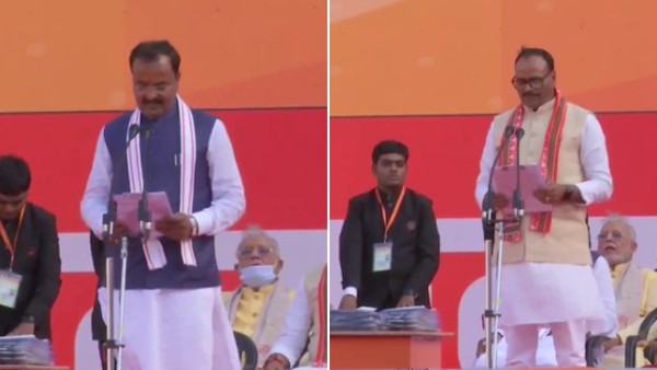 দুই উপমুখ্যমন্ত্রীর শপথ