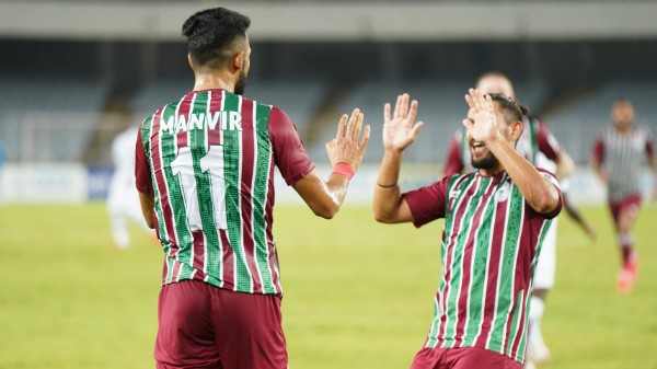 AFC Cup:মনবীর-জনির জোড়া গোলে এফসি কাপে তরতরিয়ে ছুটলো পালতোলা নৌকা, মোহনবাগানের বিরুদ্ধে নাস্তানাবুদ ব্লুস্টার AFC Cup:মনবীর-জনির জোড়া গোলে এফসি কাপে তরতরিয়ে ছুটলো পালতোলা নৌকা, মোহনবাগানের বিরুদ্ধে নাস্তানাবুদ ব্লুস্টার