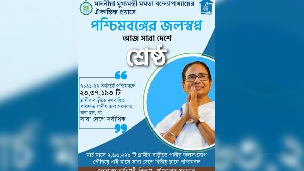 জলস্বপ্ন প্রকল্পে সেরা হয়েছে বাংলা জলস্বপ্ন প্রকল্পে সেরা হয়েছে বাংলা