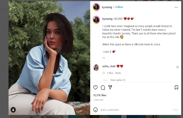 এল লক্ষ ফলোয়ার, সোশ্যাল মাধ্যমে আত্মপ্রকাশ ভারতের প্রথম সোশ্যাল ইনফ্লুয়েনসারের এল লক্ষ ফলোয়ার, সোশ্যাল মাধ্যমে আত্মপ্রকাশ ভারতের প্রথম সোশ্যাল ইনফ্লুয়েনসারের