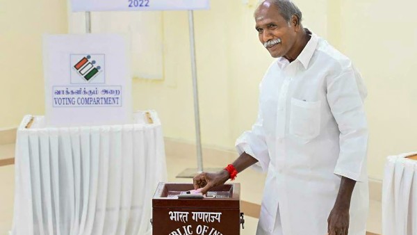 শাসক দলের বিধায়কদের ভোটদান